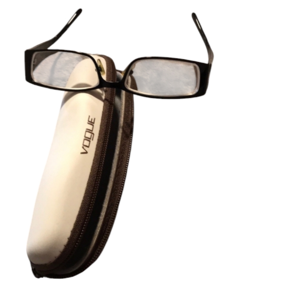 Vogue eyeglasses frame and case